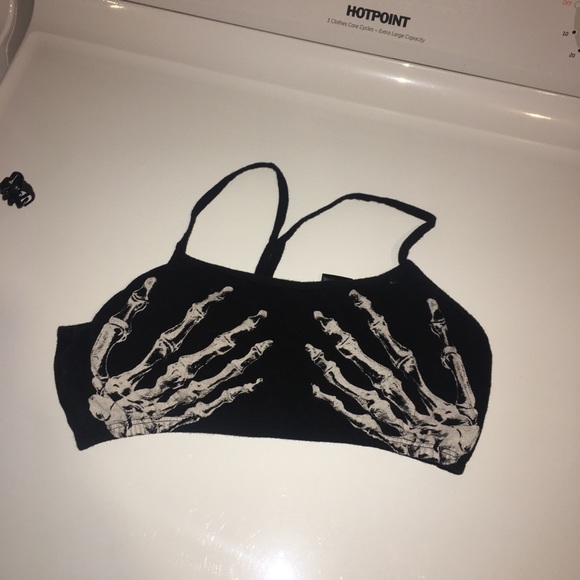 See You Monday Other - Skeleton bralette